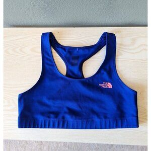 The North Face Racerback Vaporwick Blue Sports Bra Women’s Size S/M